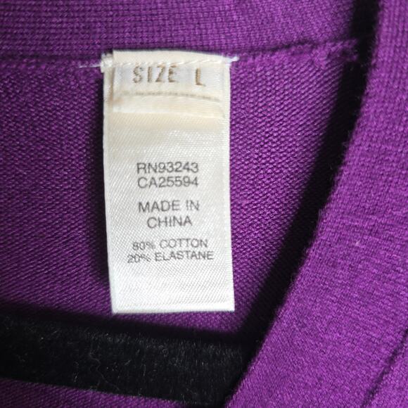 Diesel Vintage Ws L Purple Longsleeve cardigan. Rare Unique Find. Buttondown Fun - Picture 13 of 16